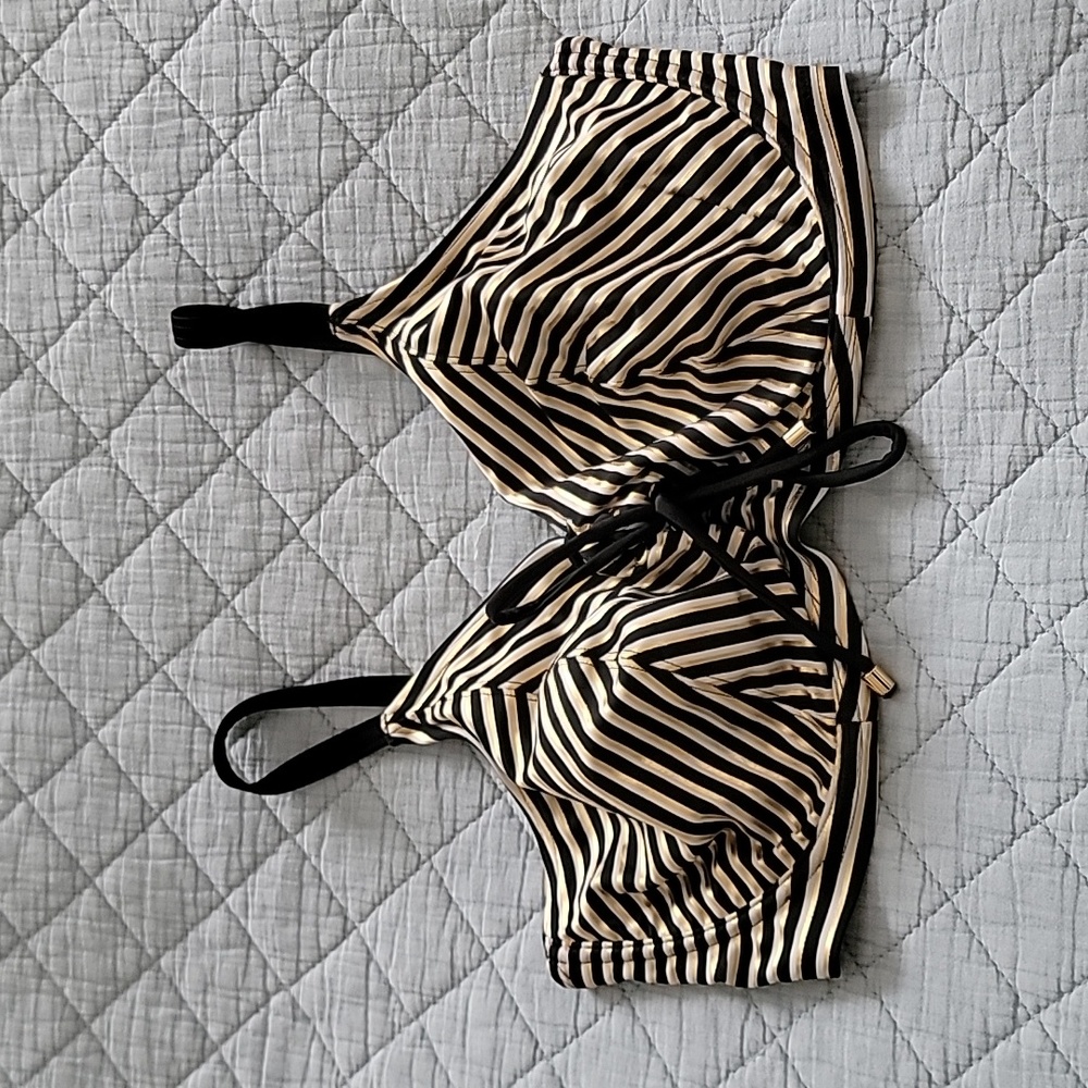 Pour Moi bikini top sz 36I/G gold & black